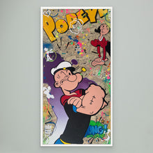 Charger l'image dans la galerie, Popeye &amp; Olive Pop Art impression de l'œuvre originale de Vincent STREIFF