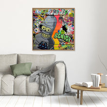 Charger l'image dans la galerie, Bender reproduction officielle sur toile