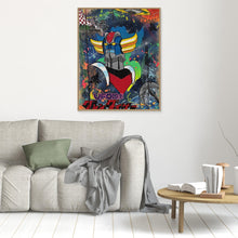 Charger l'image dans la galerie, Goldorak reproduction officielle sur toile de l'œuvre de Vincent STREIFF