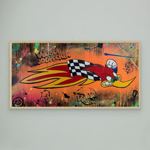 Charger l'image dans la galerie, Woody Woodpecke reproduction officielle sur toile de l'œuvre de Vincent STREIFF
