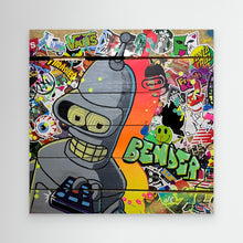Charger l'image dans la galerie, Bender reproduction officielle sur toile