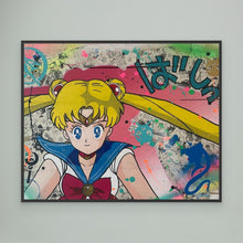 Charger l'image dans la galerie, Sailor Moon impression sur toile de l'œuvre originale de Vincent STREIFF