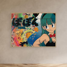 Load image into Gallery viewer, Bulma impression sur toile de l'œuvre originale de Vincent STREIFF