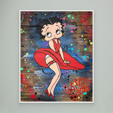 Charger l'image dans la galerie, Betty Boop Rouge impression de l'œuvre originale de Vincent STREIFF