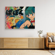 Load image into Gallery viewer, Bulma impression sur toile de l'œuvre originale de Vincent STREIFF