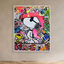Charger l'image dans la galerie, Snoopy reproduction officielle sur toile