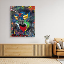 Charger l'image dans la galerie, Goldorak reproduction officielle sur toile de l'œuvre de Vincent STREIFF