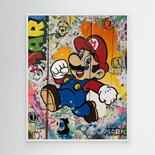 Load image into Gallery viewer, Mario Reproduction officielle sur toile