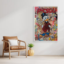 Load image into Gallery viewer, Picsou impression sur toile de l'œuvre originale de Vincent STREIFF